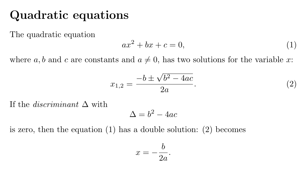 Chapter 09 Writing Math Formulas LaTeX Beginner